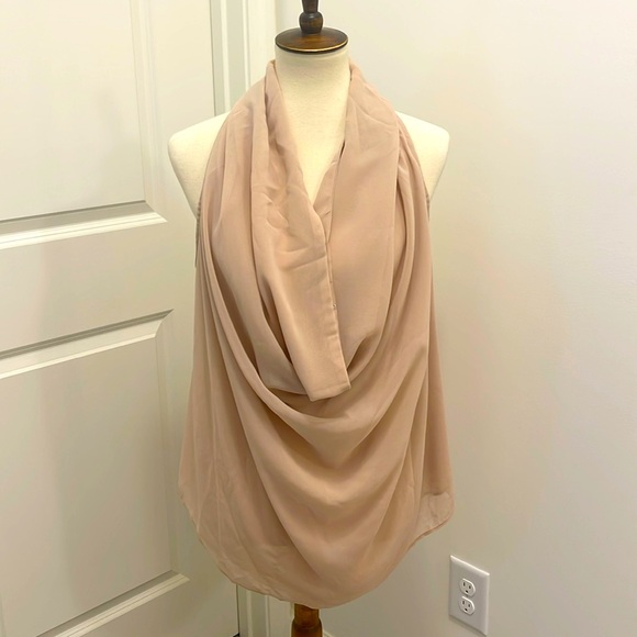 Fate Tops - Fate Cowl Chiffon Tank